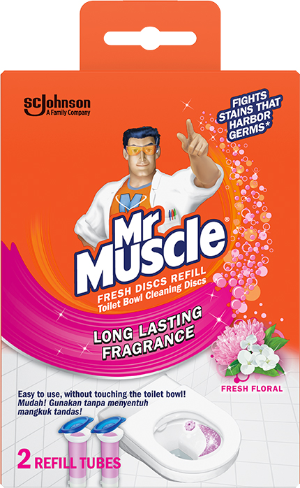 Mr Muscle® Fresh Discs Refill Fresh Floral