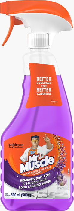 Mr Muscle® Glass & Multi-Surface Cleaner Lavender