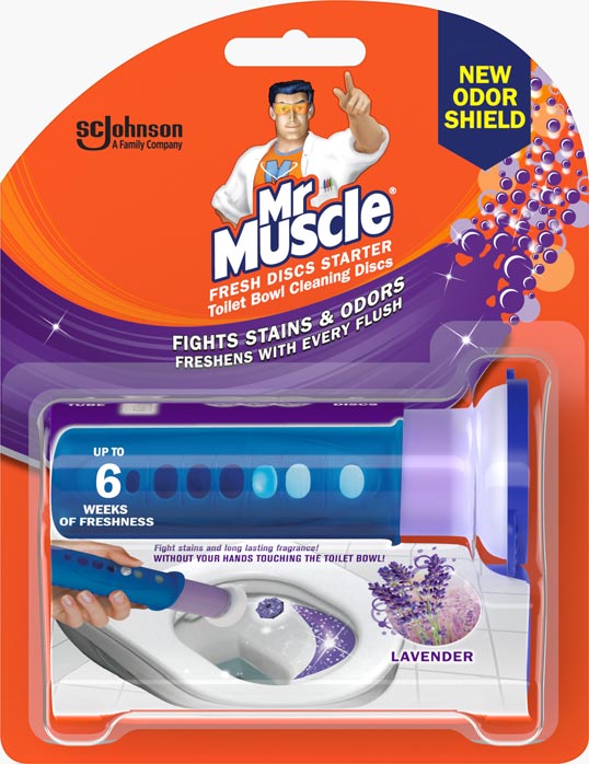 Mr Muscle® Fresh Discs Lavender