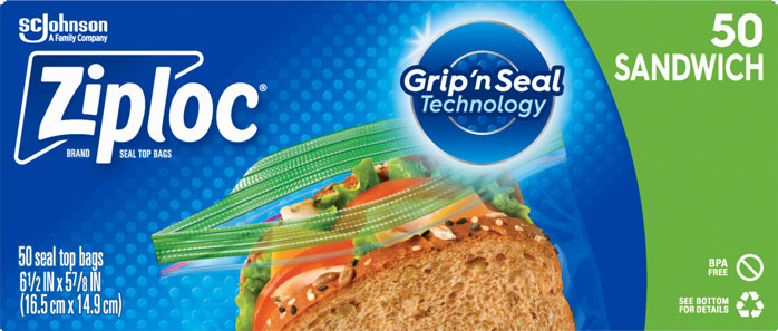 Ziploc® Sandwich Bags