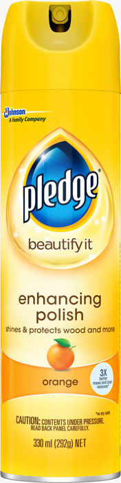 Pledge® Enhancing Polish Orange