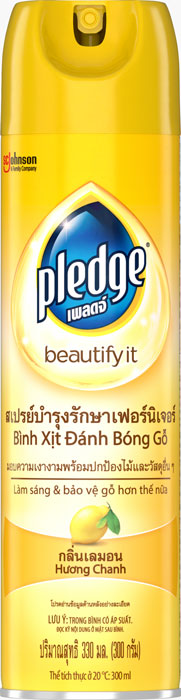 Pledge® Đánh Bóng Gỗ Hương Chanh