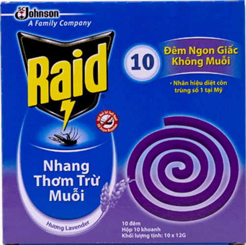 Raid® Nhang Muỗi Hương Lavender